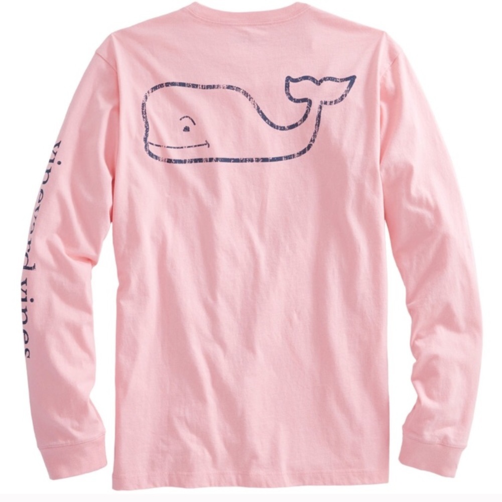 Vineyard Vines pink long sleeve t shirt
